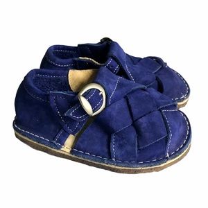 Bear Feet Handmade Leather Sandal Blue Shoe 6